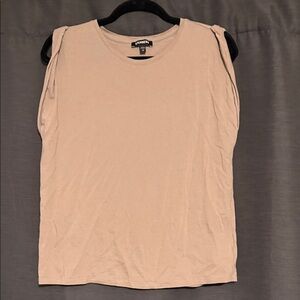 Express Light Brown/Tan Muscle Tee
